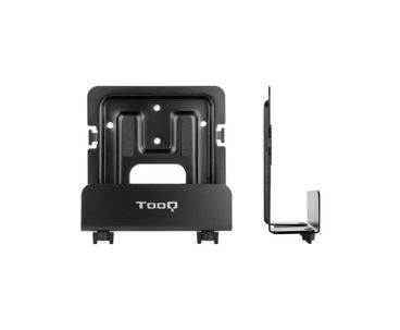 SOPORTE DE PARED UNIVERSAL PARA ROUTER/MINIPC/REPRODUCTOR MULTIMEDIA NEGRO