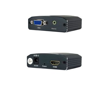 CONVERSOR SVGA+AUDIO A HDMI CON ALIM. NEGRO NANOCABLE