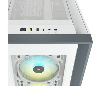 CAJA SEMITORRE ATX ICUE 5000X RGB TG WHITE CORSAIR