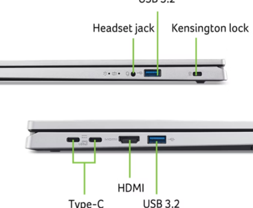 NOTEBOOK ACER ASPIRE GO 15 AG15.71P NX.J4GEB.01Z